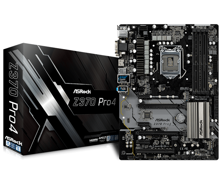 Mainboard Asrock Z370 Pro4 Socket 1151v2 _518SP